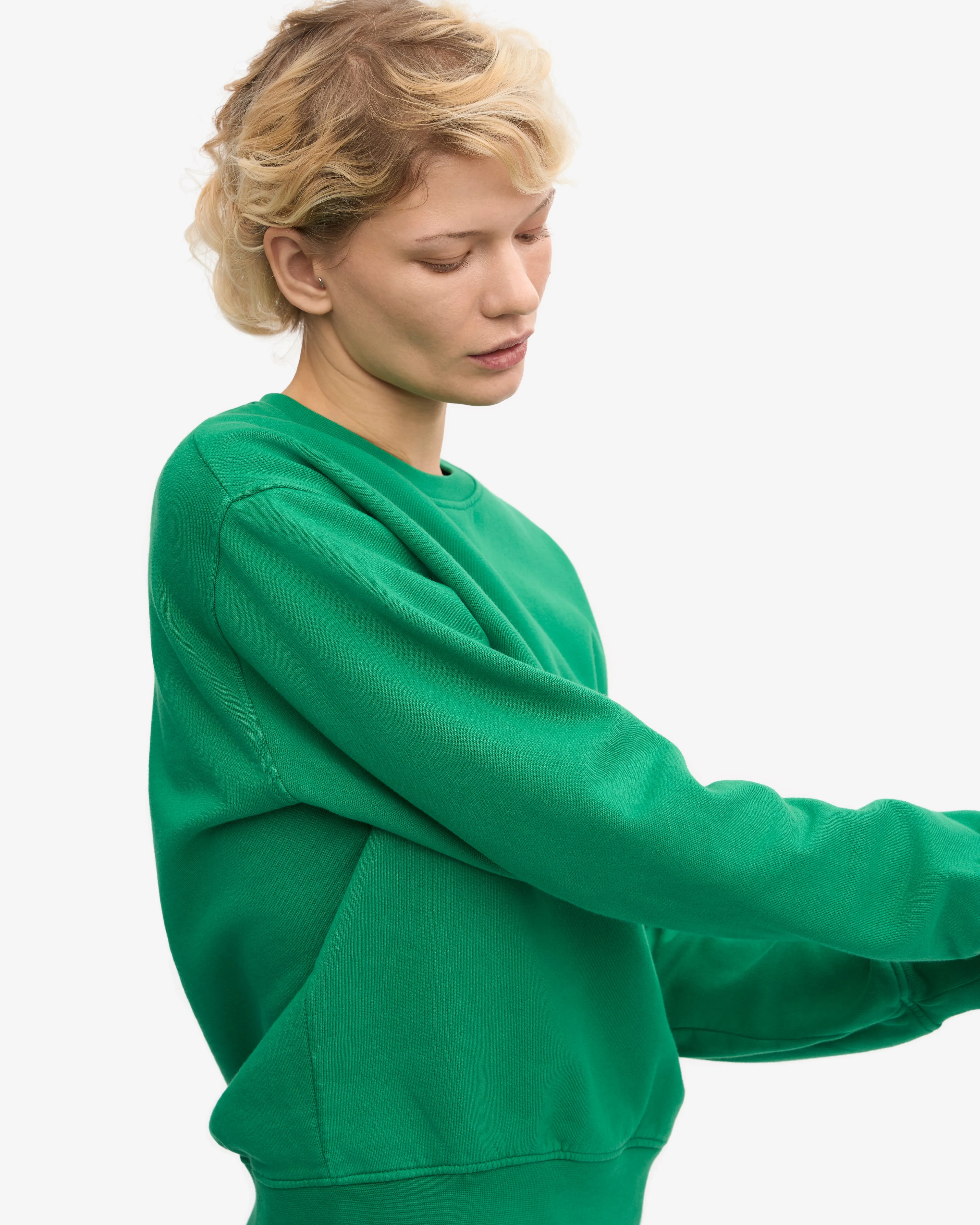 Women Classic Organic Crew - Kelly Green