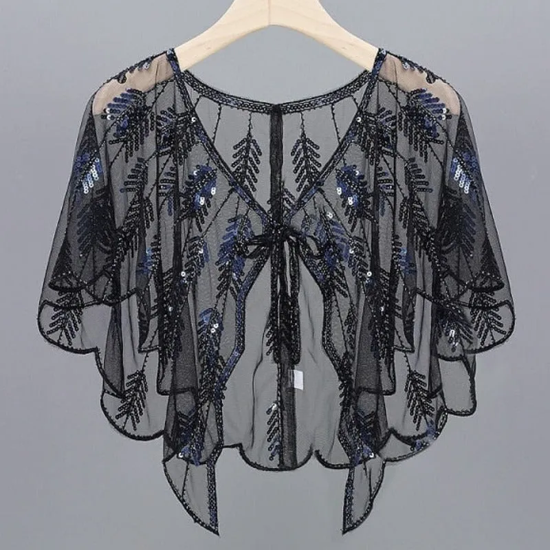 Women Short Shawl | Mesh