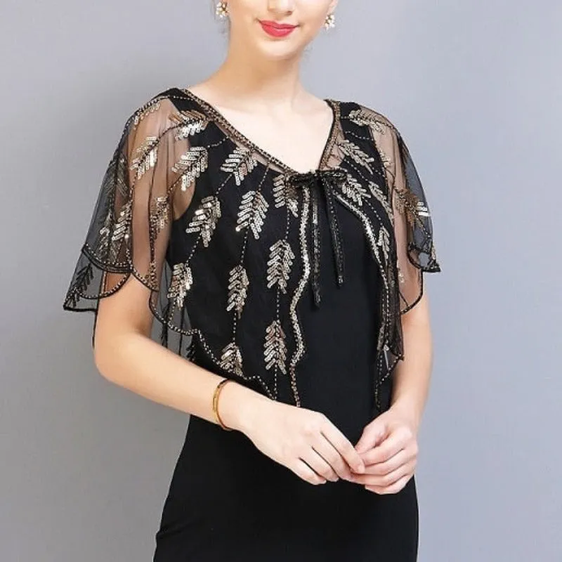 Women Short Shawl | Mesh
