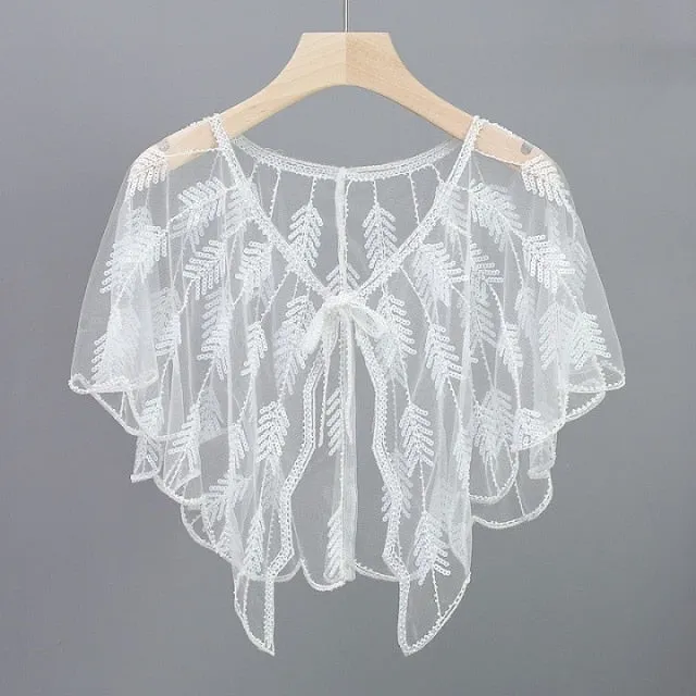 Women Short Shawl | Mesh