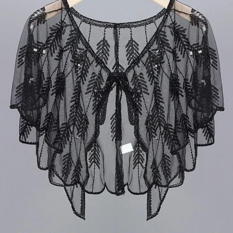 Women Short Shawl | Mesh