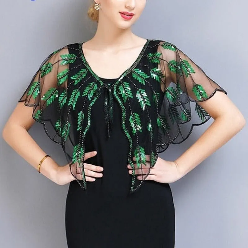 Women Short Shawl | Mesh