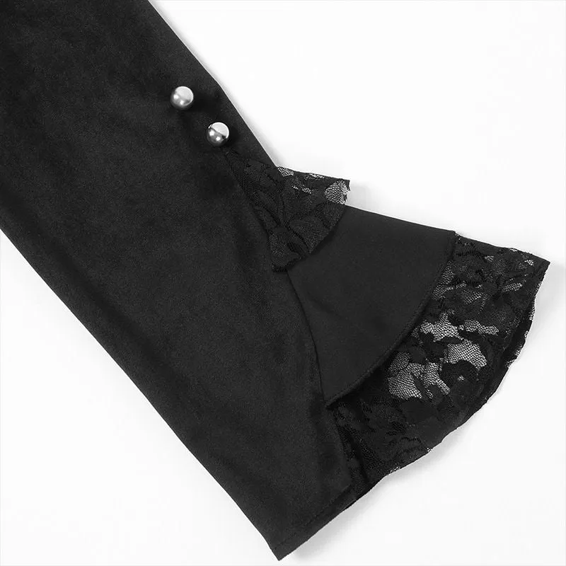 Womens Medieval Steampunk Tailcoat Victorian Jacket Lace Tuxedo Vintage Tailcoat Coat