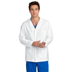WonderWink® Men's Consultation Lab Coat - White