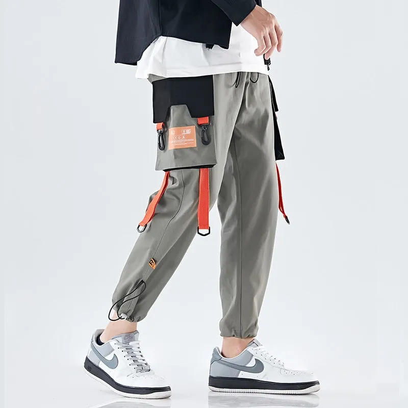Xanthos Brown Cargo Pants Japanese Techwear Pants