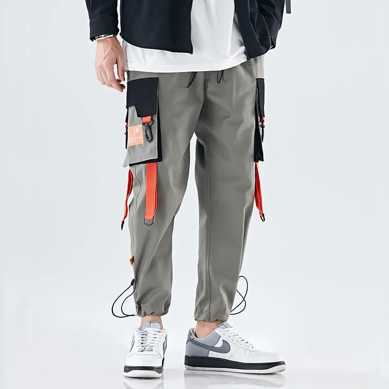 Xanthos Brown Cargo Pants Japanese Techwear Pants