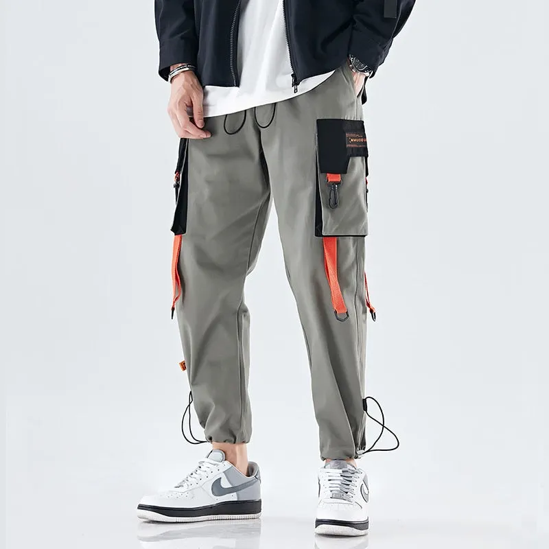 Xanthos Brown Cargo Pants Japanese Techwear Pants