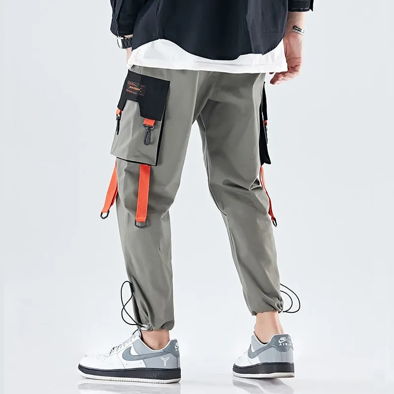 Xanthos Brown Cargo Pants Japanese Techwear Pants